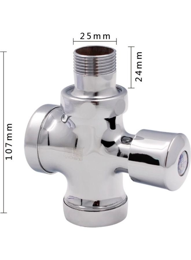 NIBEMINENT Stool Flush Valve Style 25 mm Alloy Medium Multicolour 13x13x13cm - Image 3