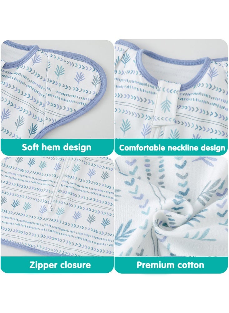 Super ZYouth Baby Swaddle Wrap, Baby Sleep Sack, Baby Sleeping Bag, Breathable & Skin-Friendly Cotton, 2 Way Zipper - Image 4