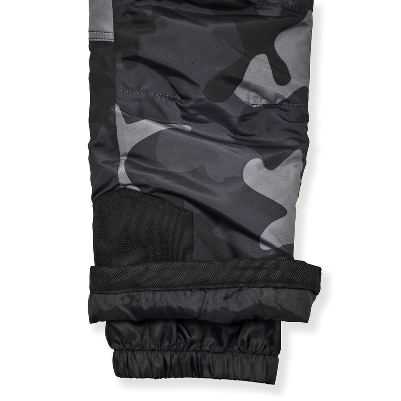 Arctic Quest Insulated Ski and Snow Pants for Boys and Girls, Water Resistant Trousers for Kids Black Camo - Image 3