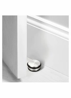 Excefore 4 PcsDoor Stop Stainless Steel, Heavy Duty Chrome Door Stopper with Rubber Buffer Ring, Metal Round Door Stoppers for Floor, Safety Door Wedge for Home Office  - Image 5
