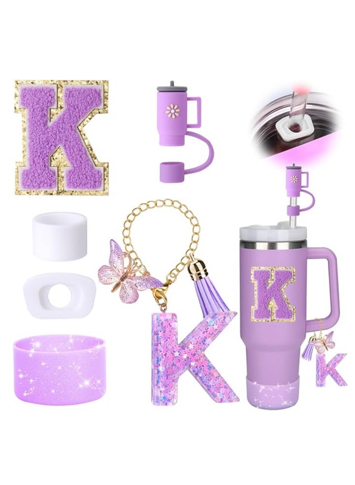 general Cup Accessories 6-Piece Set 850.5g 1,134.0g cup with handle, including silicone straw lid and boots, spill-proof lid, spill-proof pendant - Image 1