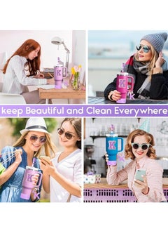 General Cup Accessories 6-Piece Set 850.5g 1,134.0g cup with handle, including silicone straw lid and boots, spill-proof lid, spill-proof pendant  - Image 5