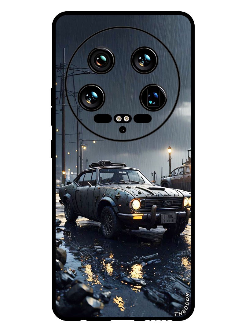 Theodor Protective Case Anti Scratch Shock Proof Bumper Cover For Xiaomi 14 Ultra Car in Rain - Image 1
