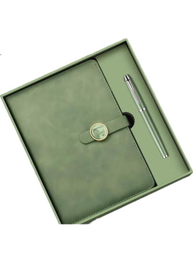Ujia Notebook Gift Box Set, Business Stationery, High-Quality, New Year Gift, Customizable, Two-Piece Gift Box Set - Image 1