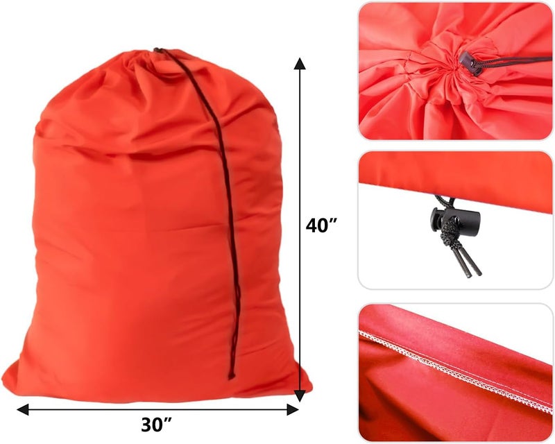 YETHAN Extra Large Laundry Bags 6 Pack with 1 Pack Pop Up Hamper, Varied Colors Travel Laundry Bags 30"x40", Foldable Mesh Laundry Basket, for college dorm and apartment dwellers (7PCS) - Image 4