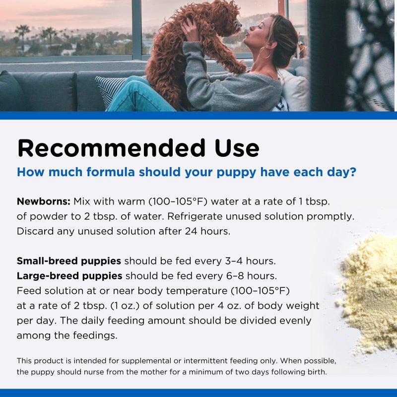 nutri vet Nutri-Vet Milk Replacer For Puppies, Powdered Milk, Newborn Puppy Feeding, Dog Essentials, Dog Care, Veterinarian Recommended Dog Essentials, Whelping Supplies, Food Replacer, 12oz - Image 5