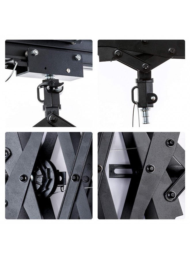 DATOUBOSS 2M Drop Pantograph for Studio Photography Ceiling Rail System Photographic Pantograph Kit with Pulley, Safety Rope Accessories - Image 2