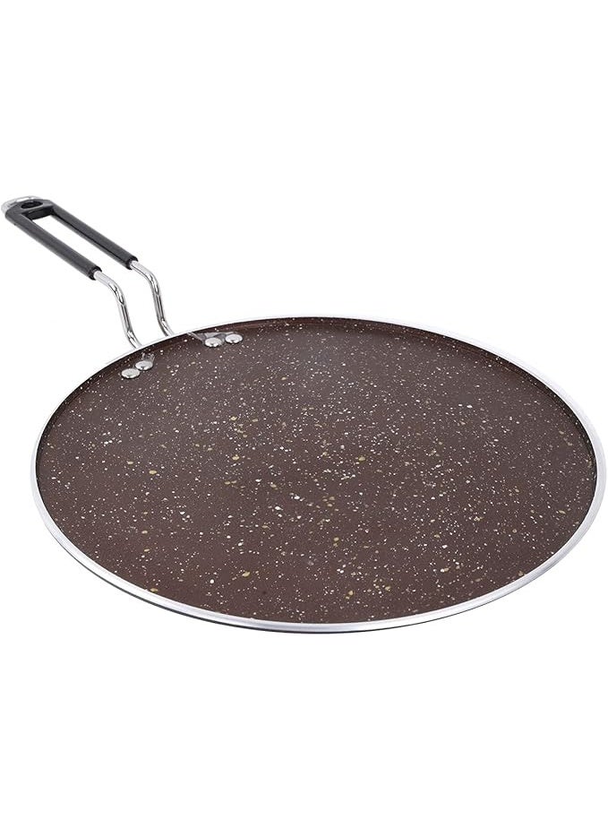 30 cm Aluminium Smart Dosa Tawa – Non-Stick Flat Griddle Pan for Dosa, Roti & Crepes, Black – Model RF9704 - Image 1