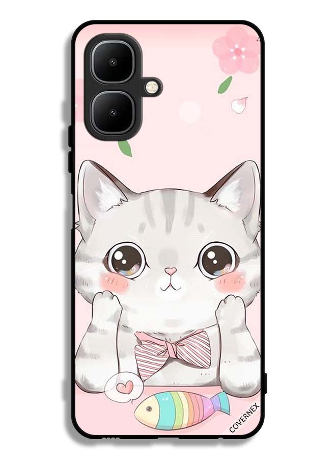 Covernex Tecno Pop 10 Protective Case Cover Cat Fish