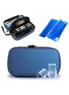 ARINA ARINA Medicine & Insulin Cooler Travel Case & Long-lasting Cooling (2 TSA-Approved Ice Packs Included) - Fits 4-8 Pens & Other Medications  - Image 1