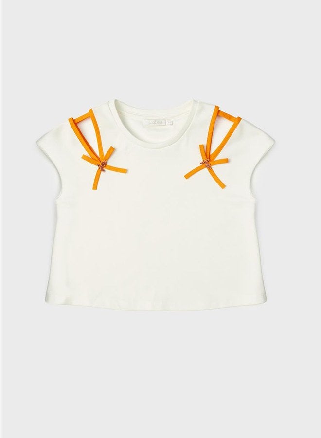 Lia Lea Girl Off White Blouse - Image 3