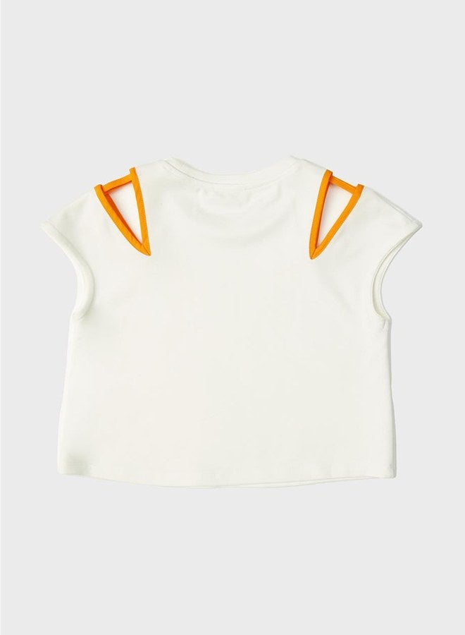 Lia Lea Girl Off White Blouse - Image 4