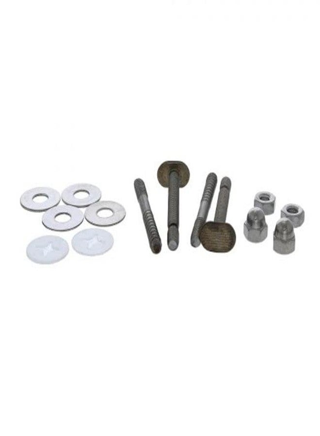Jones Stephens C02313SS 1/4" x 2-1/4" Stainless Steel Snap-Off Style Closet Bolts with Retainers and 1/4" x 2-1/2" Closet Screws - N/A - Image 2