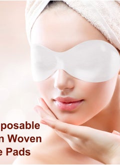 SYOSI 400 Sheets Disposable Non Woven Cotton Eye Care Cotton Paper Facial Eye Pads for Spa DIY Clear Eye Mask Paper Beauty Mask Sheet for Skin Care Spa Wrap Moisturizing  - Image 3