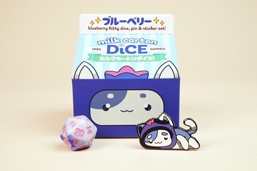 1985 Games Blueberry Cat Milk Carton Dice Meet The Adorable Residents of Fruit Meadows with This Charming Collectible Set - Image 5
