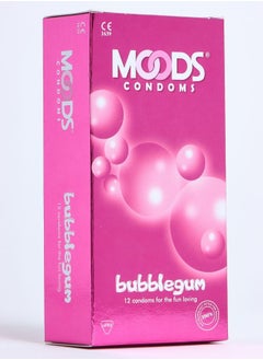 Moods Bubble Gum Condoms 12 Pieces  - Image 2