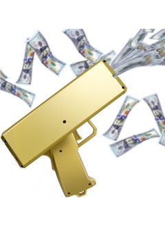 ELTRAZONE Golden Money Shooter, Make it Rain/Spray Money Gun Paper Playing Toy, Handheld Spray Cash Gun for Game, Movies, Party Supplies  - Image 4