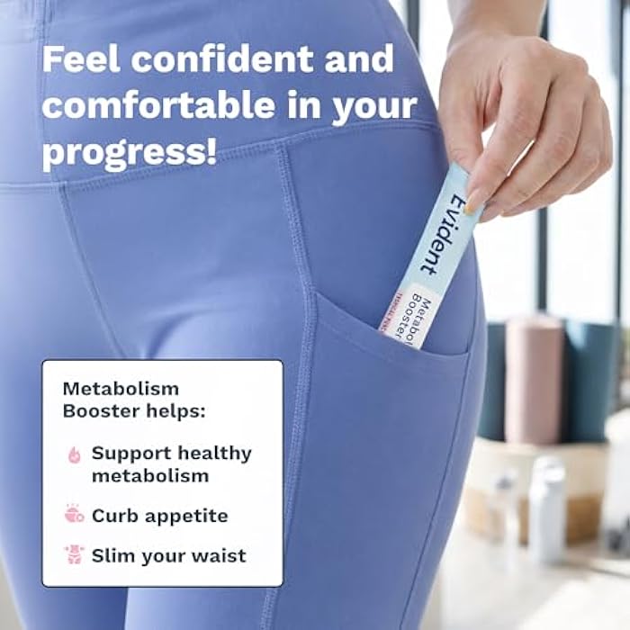 Metabolism Boost Powder – Fat Burner Supplement with Chicory Root, GreenSelect Phytosome and H20Slim – Helps Support Weight Loss & Management + Reduce Appetite – 30 Stick Packs - Image 4