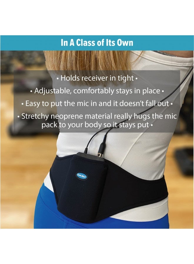 Tune Belt Tune Belt Mic Belt - Microphone Holder Pack - The Original Brand - Carrier Pouch Securely Holds And Protects For Fitness Instructors, Theater, Speakers And More  - Image 2
