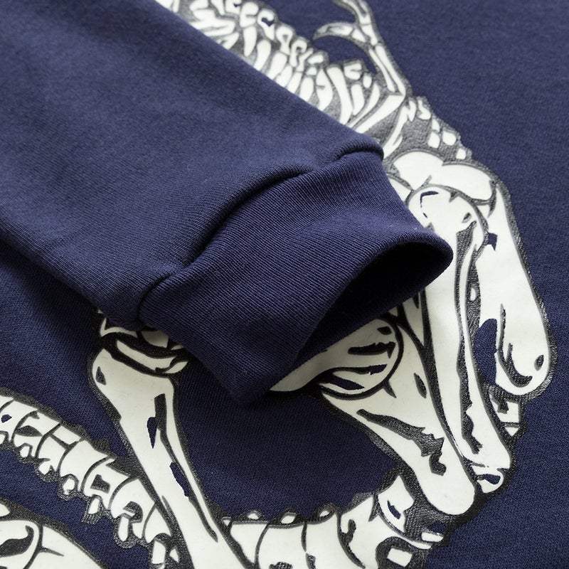 B.GKAKA Children's Dinosaur Pajamas for Toddler Boys Size 5 Little Kids Skeleton Golw in The Dark 100% Cotton 5T - Image 3