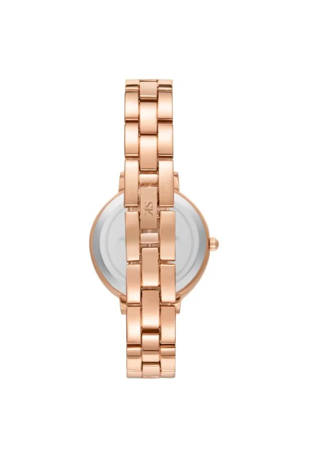 KENNETH SCOTT Kenneth Scott K23501-RBXX Women's Analog Display Watch & Alloy Strap Grey