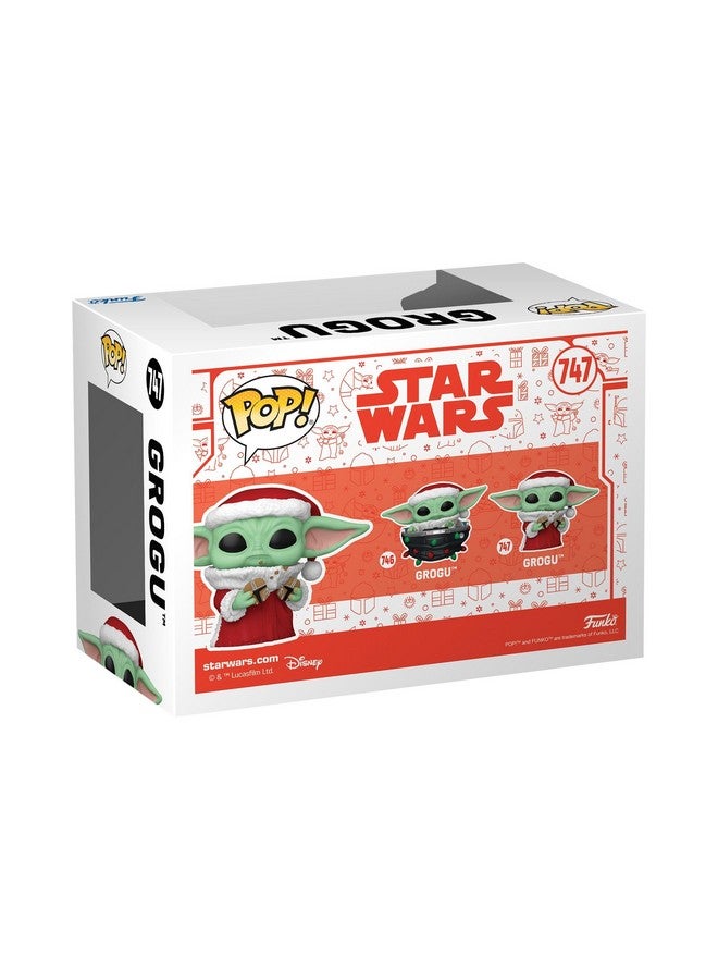 Funko فانكو بوب! ستار وورز: الماندالوريان عطلة - غروغو (سانتا) - الطفل - بيبي يودا - تمثال فينيل قابل للجمع - فكرة هدية - للأطفال والكبار - Image 3