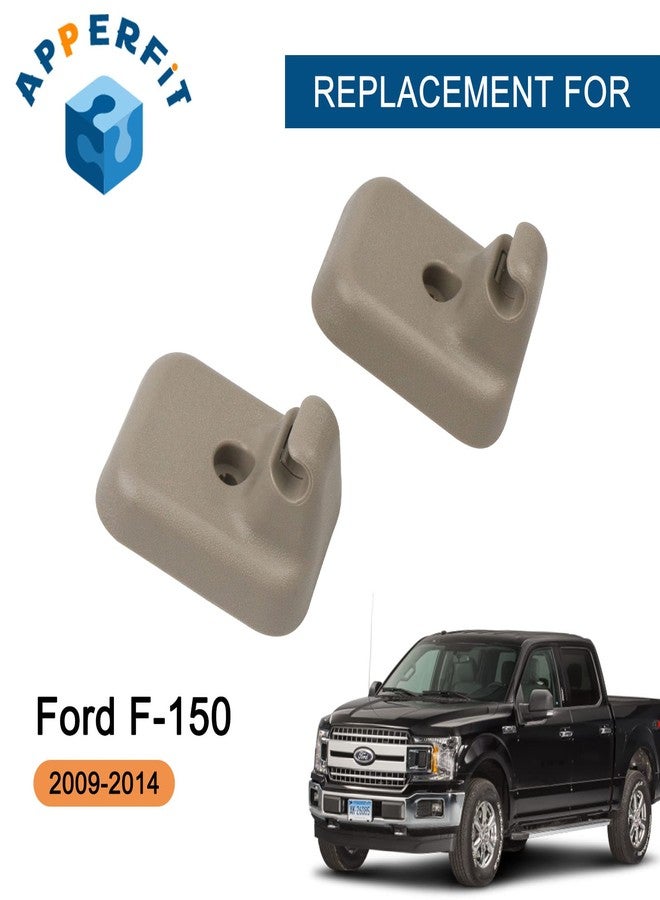 APPERFiT Sun Visor Clip Retainer Holder (Gray) w/Screws for Sunvisor Panel Driver & Passenger Side AL3Z-1504132-AA Compatible with Ford F150 2009-2014 Visor Mount Accessories - Image 2
