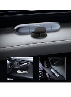 Y&D Car Safety Hammer Multi-function Stainless Steel Portable Window Glass Breaker Emergency Escape Tool Seatbelt Cutter(Gray)  - Image 3