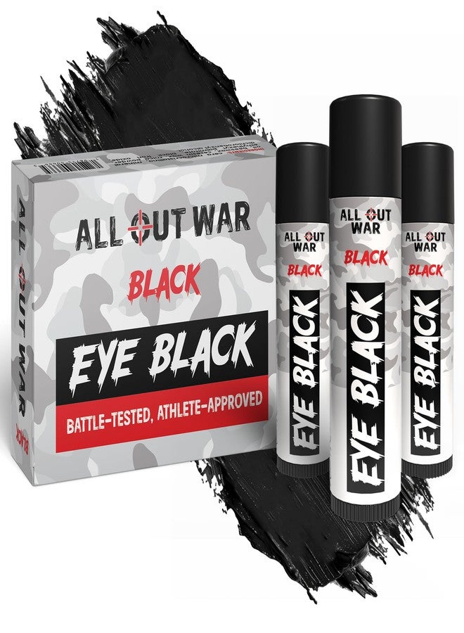 Drip Over Skill All-Out War 3 Pack Sports Eye Black Stick, Dark Black Face Paint for Baseball, Football, Lacrosse, Softball, Soccer, Hockey - Image 5