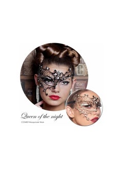 The Bros Masquerade Mask for Women, Shiny Laser Cut Metal Rhinestone Mask, Party Evening Prom Ball Mask, Festival Deecorations Venetian Masks for Womens  - Image 2