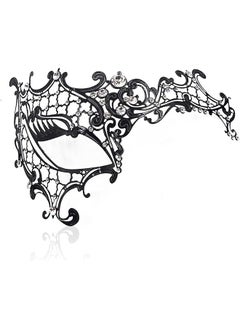 The Bros Masquerade Mask for Women, Shiny Laser Cut Metal Rhinestone Mask, Party Evening Prom Ball Mask, Festival Deecorations Venetian Masks for Womens  - Image 1