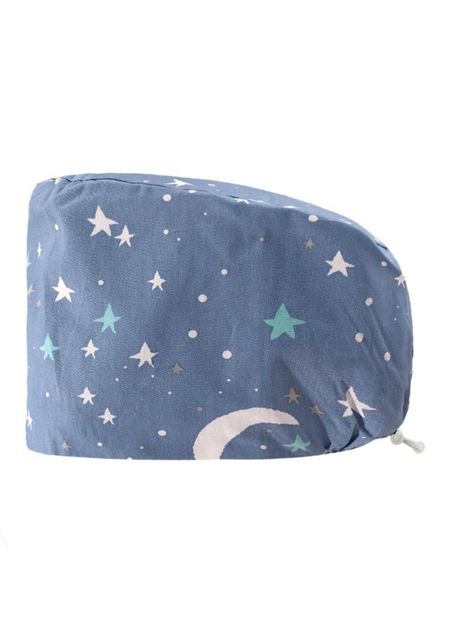 NIBEMINENT Soft Cotton Unisex Scrubs Cap Mens Scrubs Nursing Medical Surgical Caps Medical Uniforms Multicolour Printing Hospital Nurse Hat