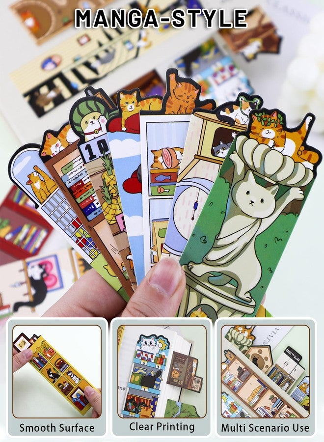 GAUENEEN 30 Pcs Paper Bookmarks, Cute Cat Theme Bookmarks Bulk for Women Men, Unique Bookmark Set for Adult Kids, Fun Book Lovers Gifts - Image 3