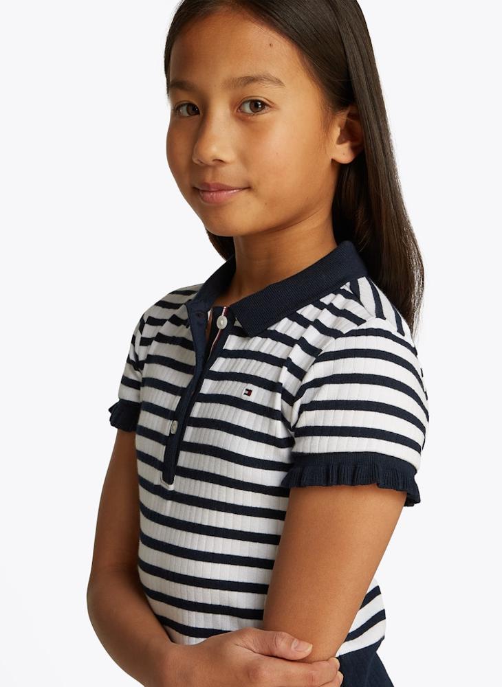 TOMMY HILFIGER - Kids Polo Skater Dress - Image 1