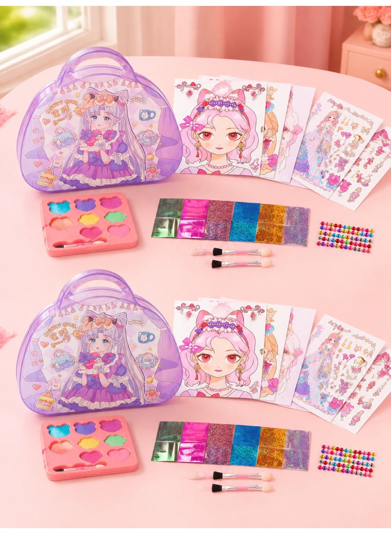 2-piece children's makeup toy set (non-toxic) - Image 2