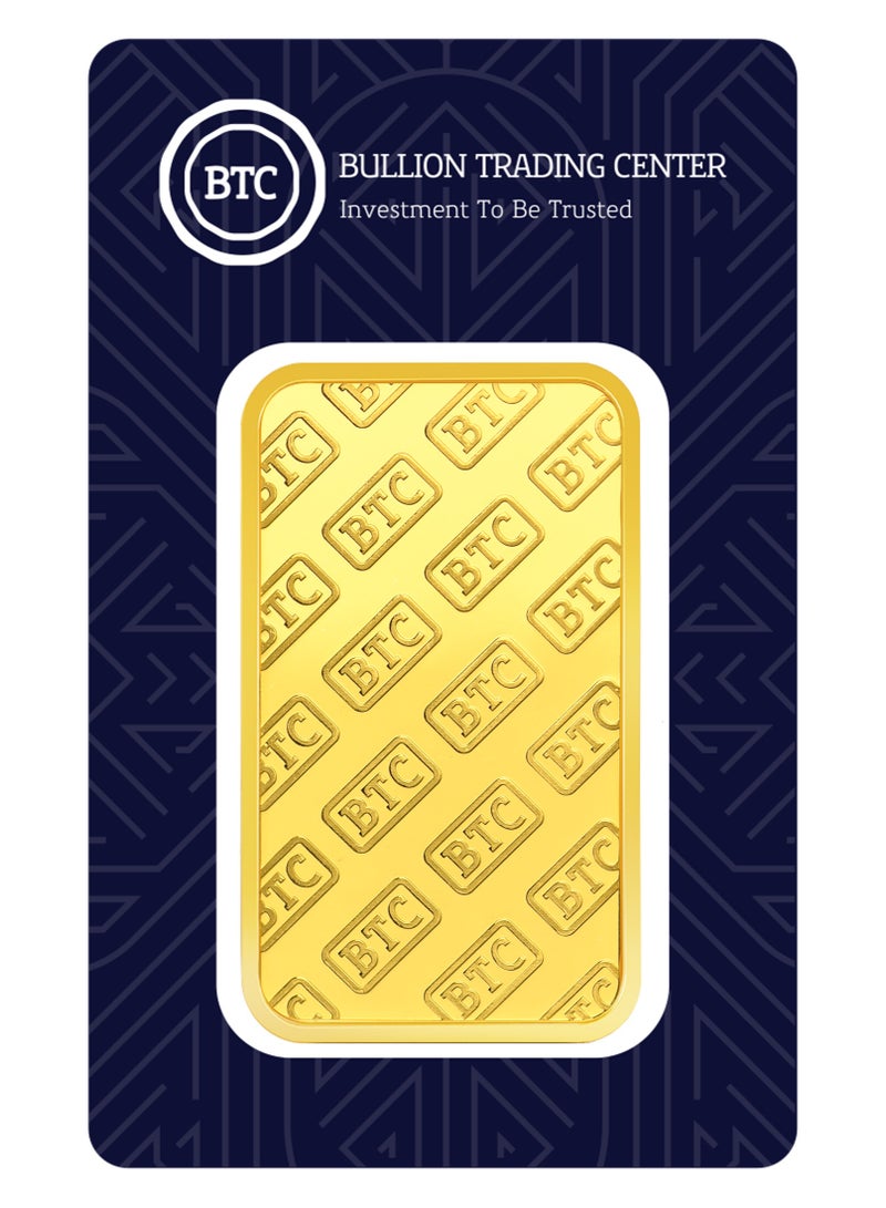 بي تي سي 1 جم سبيكة ذهب عيار 24 - بي تي سي - Image 1