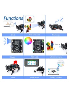 FREENOVE Robot Dog Kit for ESP32-WROVER (Included), Camera, Walking, Ultrasonic Ranging, Touch Sensor, Buzzer RGB LED Servo App - pzsku/Z4A9024203091245801DBZ/45/_/1727694976/af46bc73-96ab-43a3-ac23-ba896303e2da