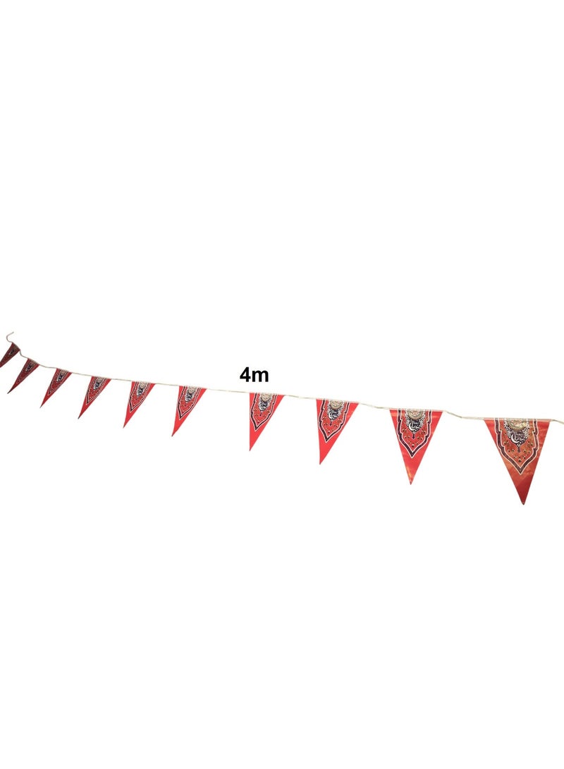 أعلام صغيرة لديكور الحائط لشهر رمضان و عيد مع سلسلة - Image 2