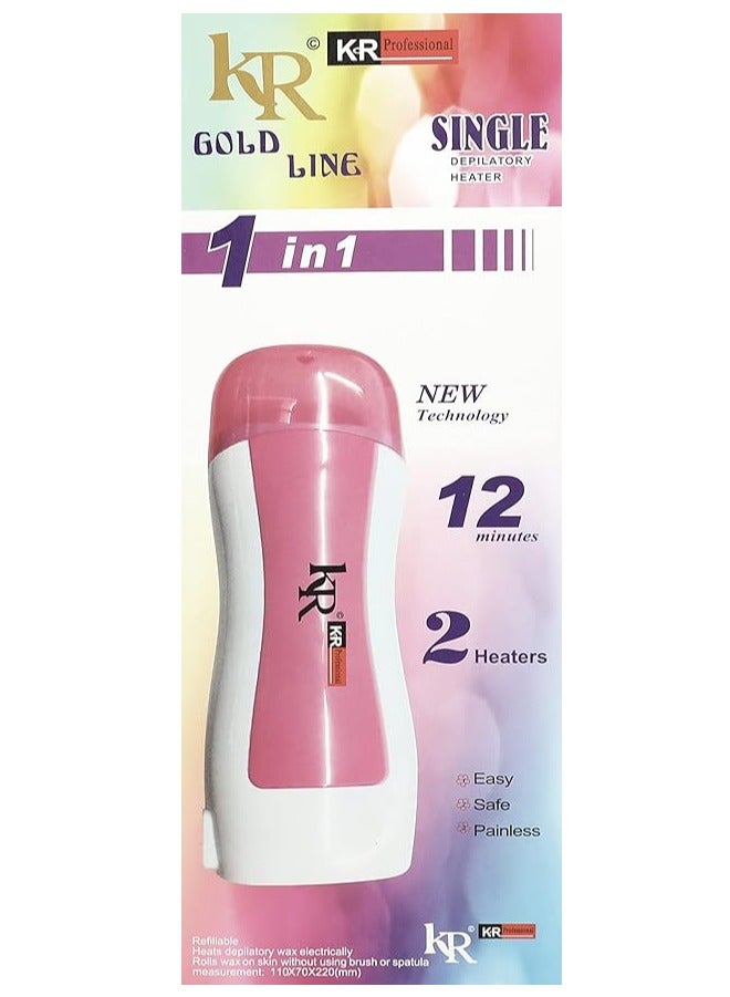 KR Hot Wax Cartridge Single Electric Portable Depilatory Heater For Hair Removal - Image 1