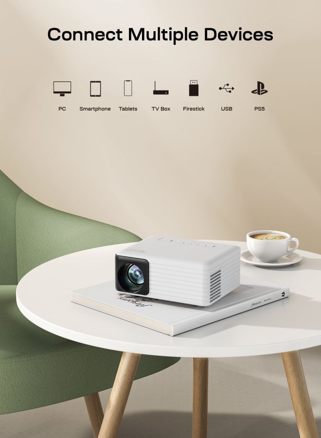 APEMAN Mini Projector for kids LC500 - Image 5