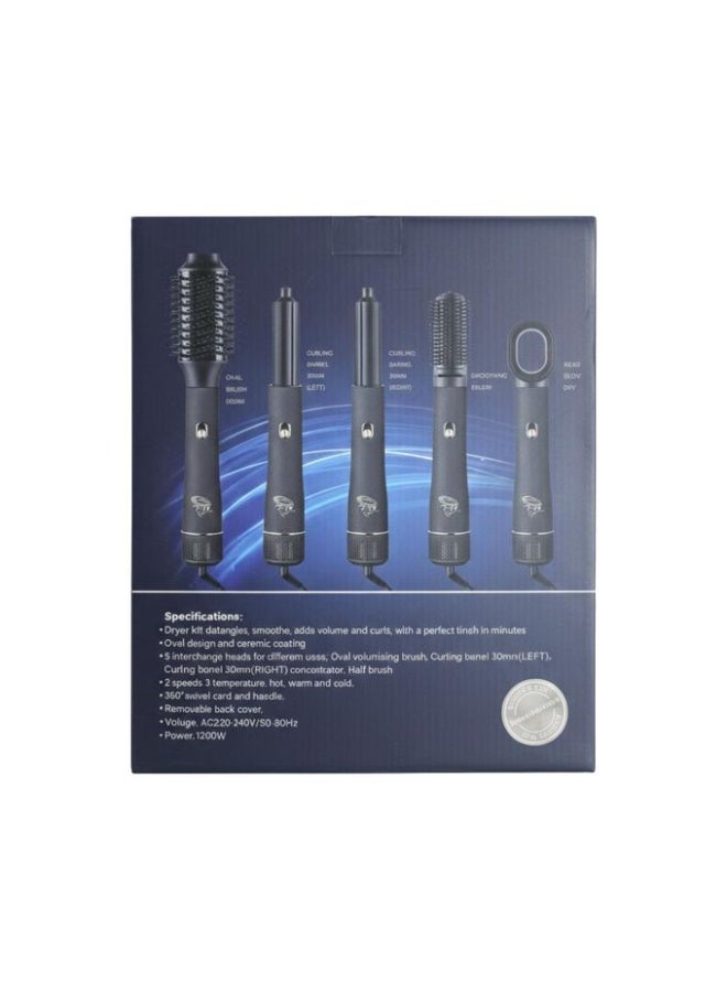 Tornado Hair Expert Air Wand 5-in-1 Multi Hair Styler – Dryer, Curler, Straightener & Volumizer - Image 2