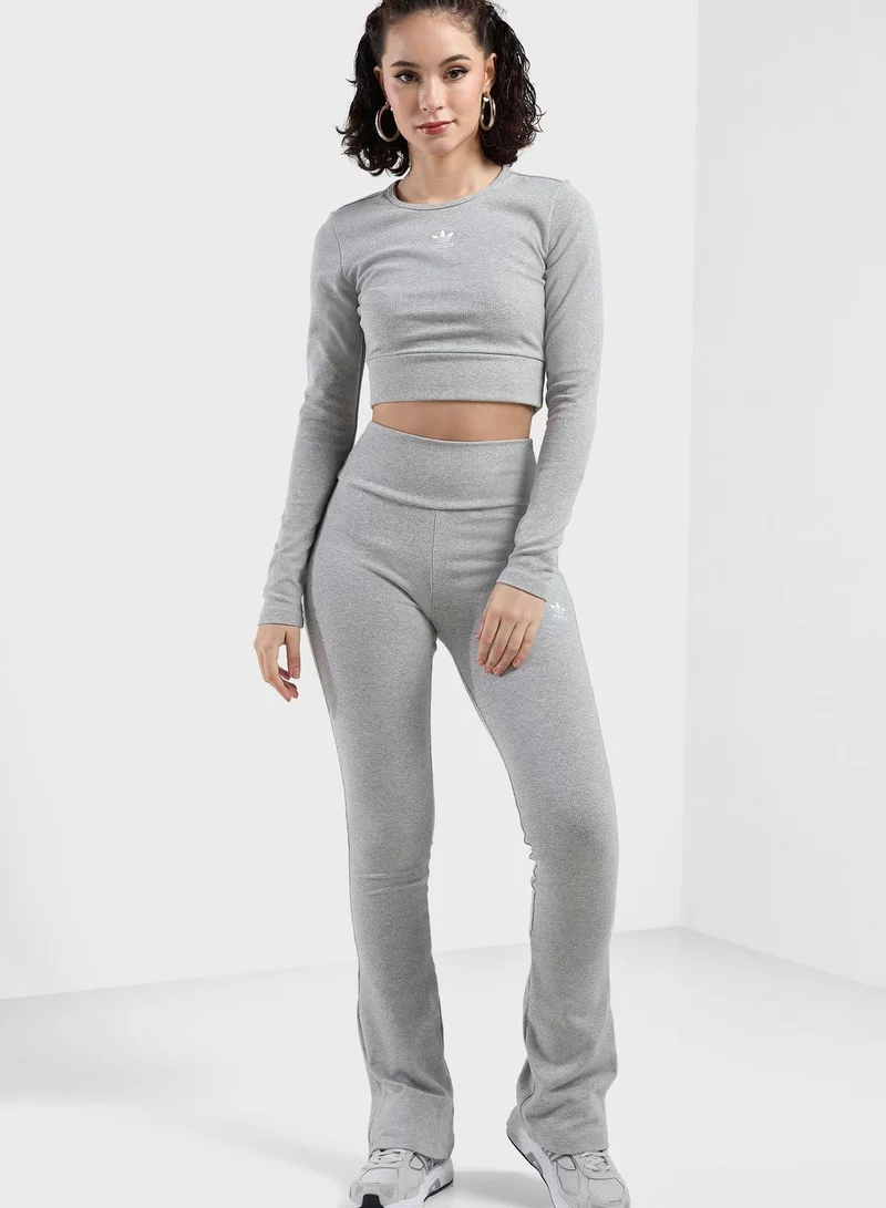 adidas Originals Essentials Rib Flared Pants
