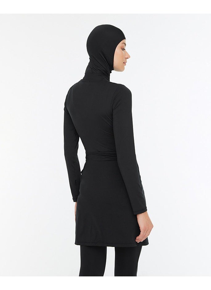 Vicino - Solid Long Sleeves Burkini with Leggings - Image 1