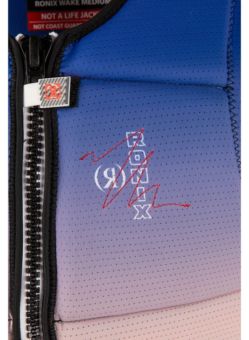 Ronix Coral - Women's CE Approved Impact Vest - White / Blue Fade - Image 4
