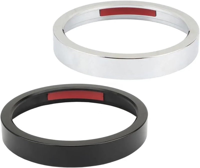 Vuzmode Chrome Speedometer Trim Ring for Harley Motorcycles - Image 2