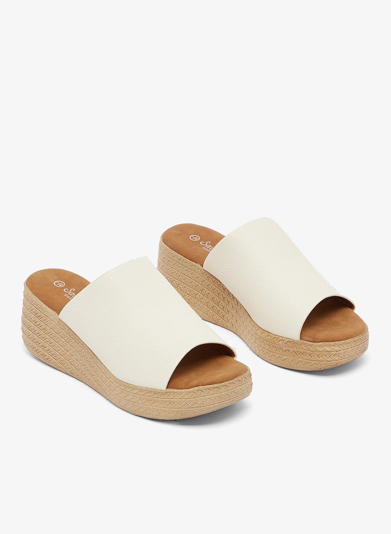 Savannah Collection Mid Wedged Casual Sandal - Image 4