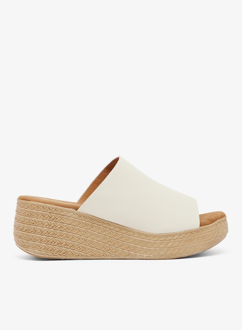 Savannah Collection Mid Wedged Casual Sandal - Image 1
