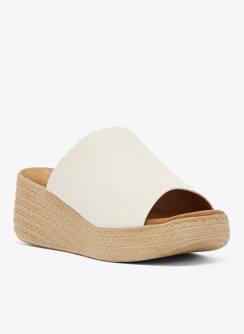 Savannah Collection Mid Wedged Casual Sandal - Image 2