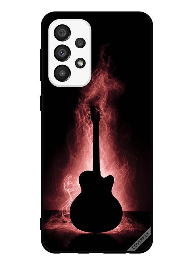 Covernex Protective Case Cover For Samsung Galaxy A33 5G Guitar Reflection In Dark - Image 1