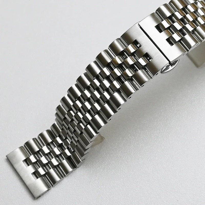 Bluejw Stainless Steel Watch Band Strap Bracelet Replace Watchband Silver Black 18mm 20mm 22mm for Seiko Samsung Huawei - Image 2